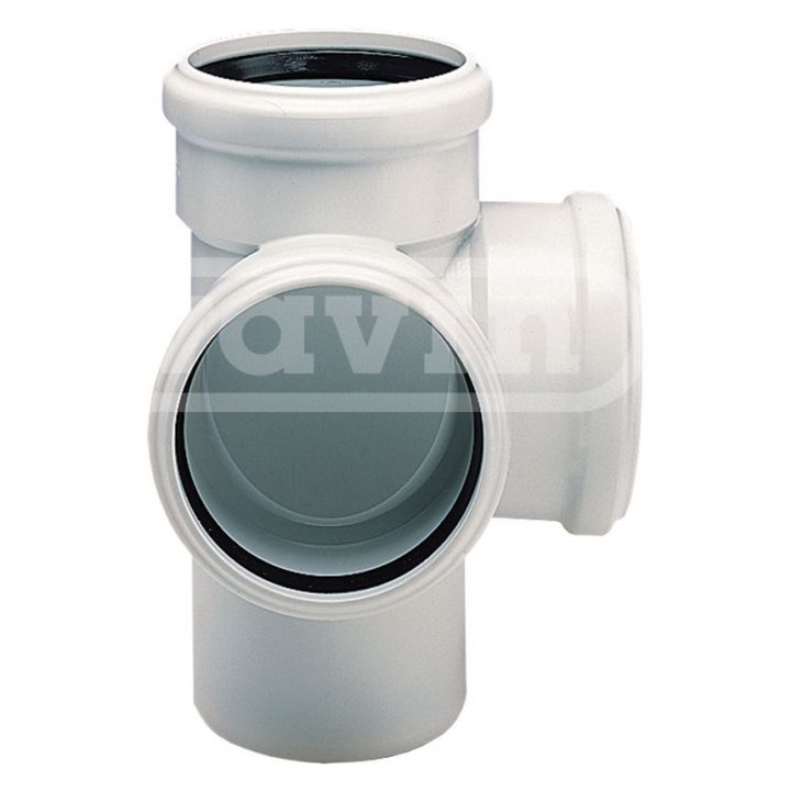 Pvc Racva T T racva AS 100 x 100 x 100 / 90° - dvostruka - Promet Stepa Shop